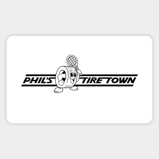 Phil's Tire Town, Official Sponsor of New Rochelle Challenger (Black Text) Magnet